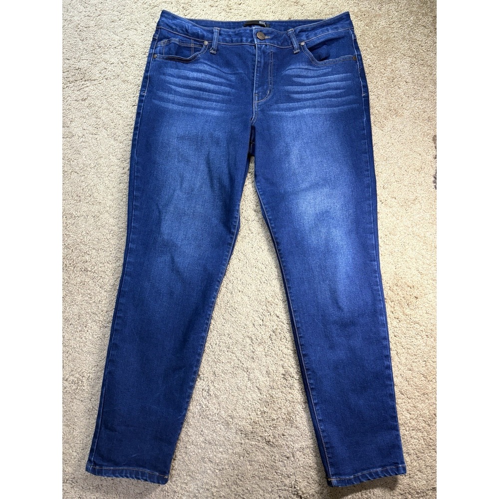 1822 Denim High Rise Skinny Jeans Women 16 Blue Stretch Preppy